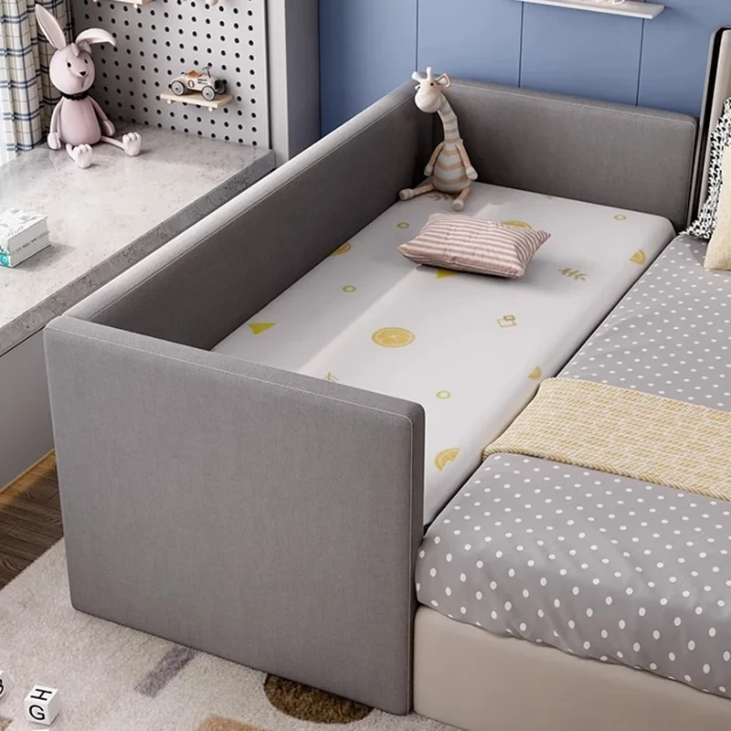 Camas de seguridad para dormir para niños, cama de madera de lujo, dormitorio de moda, decoración del hogar