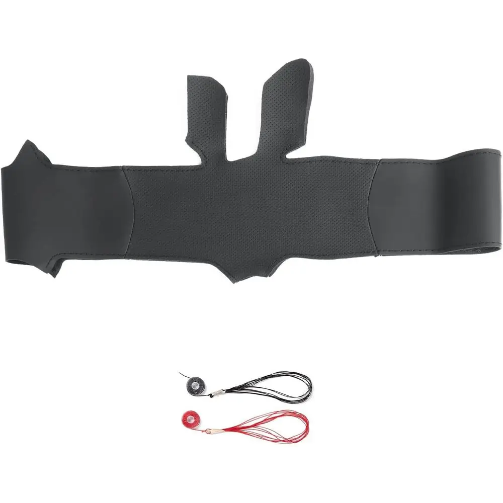 

Hand Sewn Microfiber Leather Steering Wheel Cover on Wrap, Civic 10th 2016-2021, CR-V 2017-2021, Clarity 2016-2018, Breeze 2020-