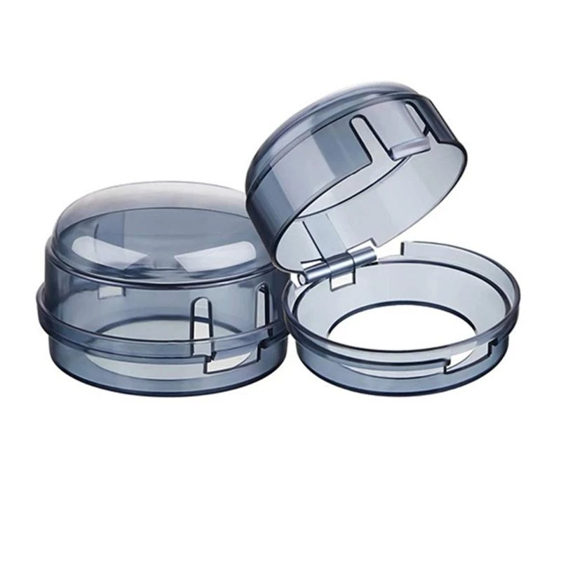 M76C 2Pcs Baby Safe Kitchen Stove Knob Cover Child Proof Clear View Stove Knob Covers