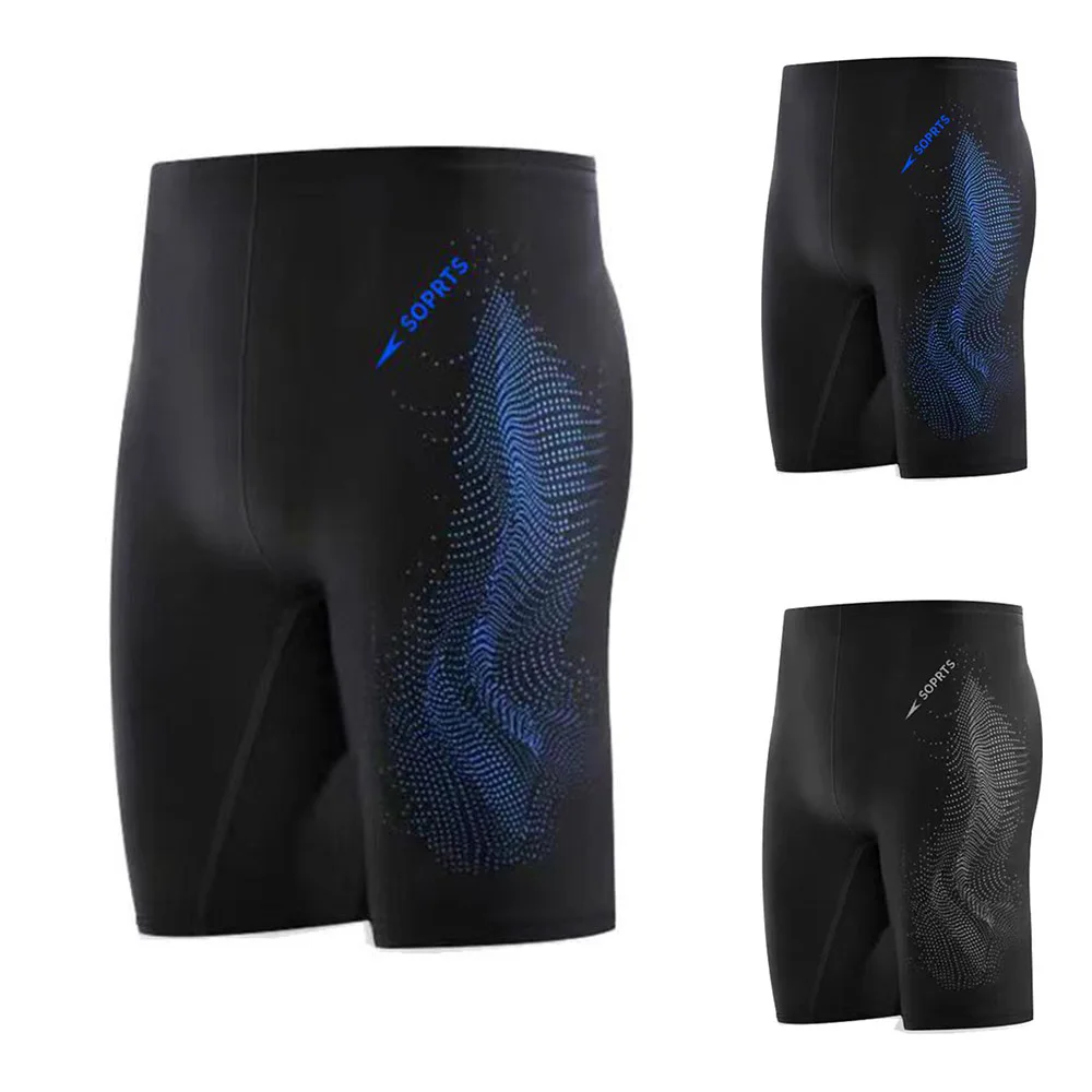 Bañador de longitud media para hombre, cinco puntos, pantalones cortos de playa, Bikini, pantalones cortos de surf, traje de baño con tanga, moda