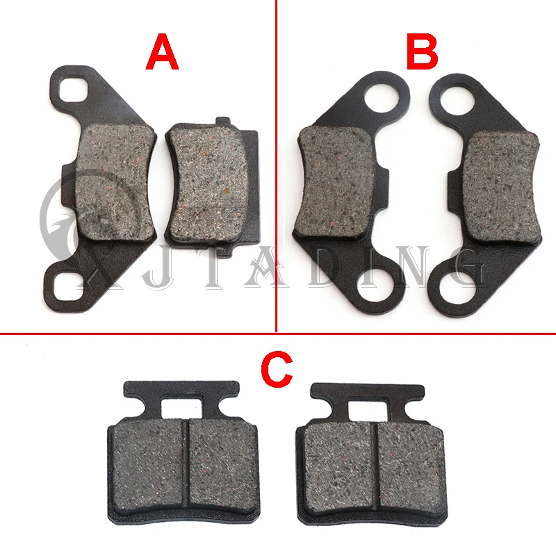 

1 Pair Motorcycle Brakes Front/Rear Disc Brake Pads Shoes For 50cc 70cc 110cc 125cc 150cc ATV GO KART Taotao Suzuki Kawasaki