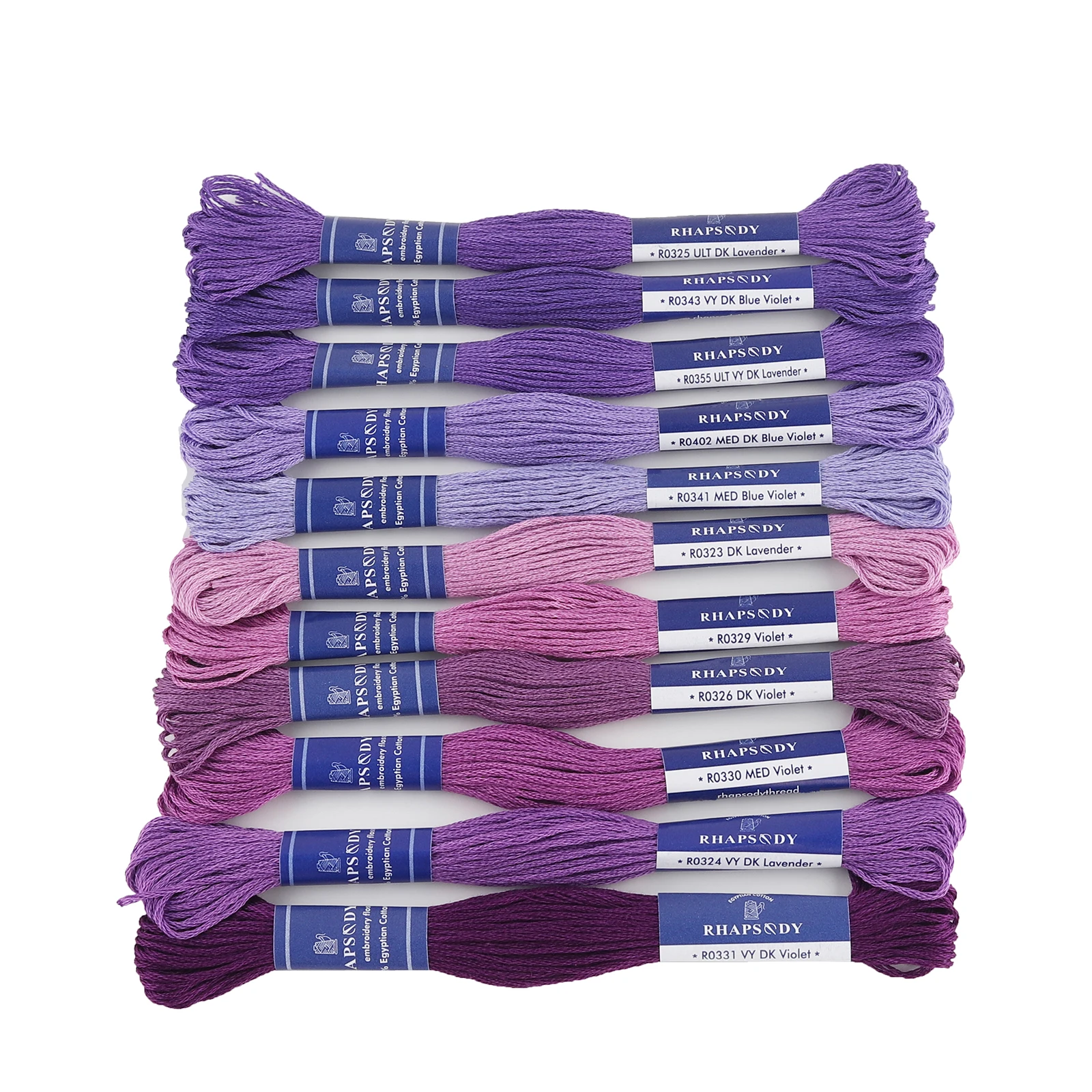 Rhapsodie dmc Qualität ägyptische Baumwolle Stickerei Zahnseide 6 Strang doppelt mercer isierten Kreuz stich faden 12 Farben Set 8 Meter Strang – Detail 17