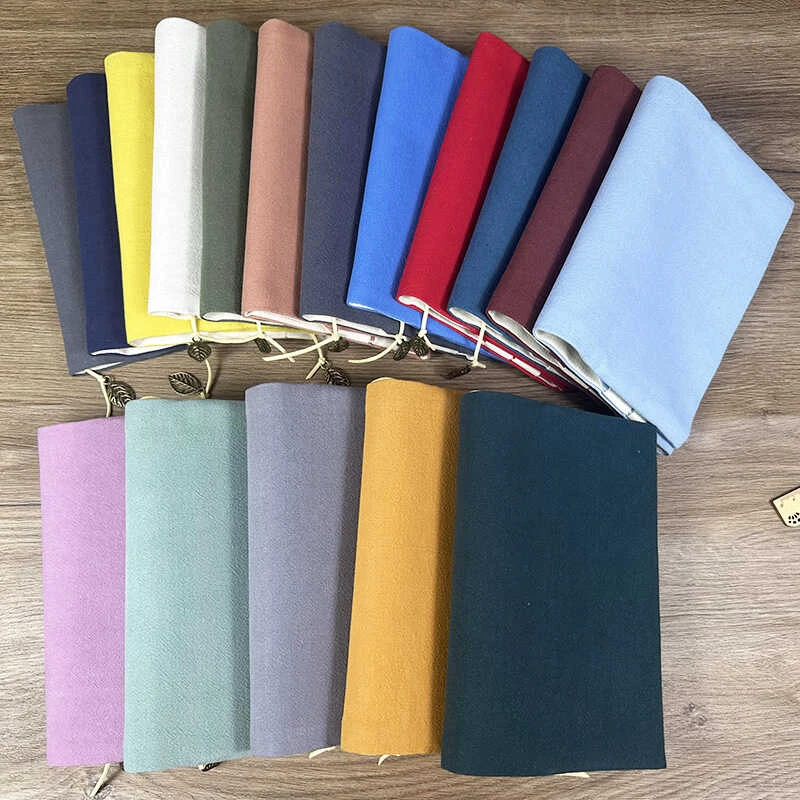 Self-adhesive Linen Book Cover Book Binding Cloth For Photo Album Scrapbook Linen Surface Paper Backed Craft Paper Protection