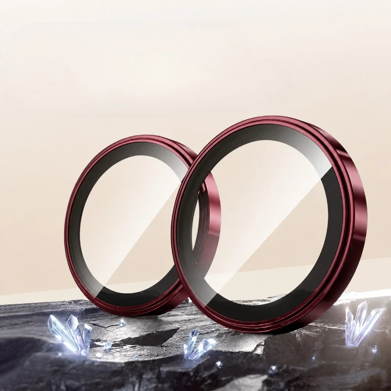 2 Sets mit je 6 Metall-Linsenschutzringen und Schutzfolie für iPhone 18 Pro Max und iPhone 17 Pro Max – ultradünne, stoßfeste Schutzfolie für die Kamera. – Detail 6