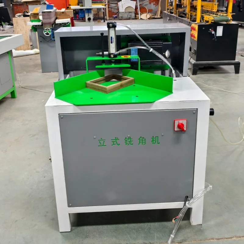 Photo frame vertical angle  Woodworking angle   Automatic corner cutting   Photo frame machinery Vertical angle   Fillet machine