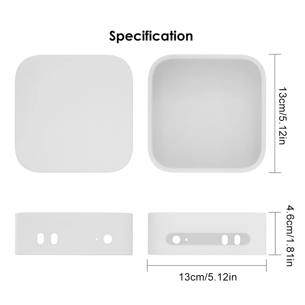 Силиконовый чехол для Mac Mini M4/M4 Pro 2024, мягкий чехол, силиконовый защитный чехол, противоударный, устойчивый к падениям