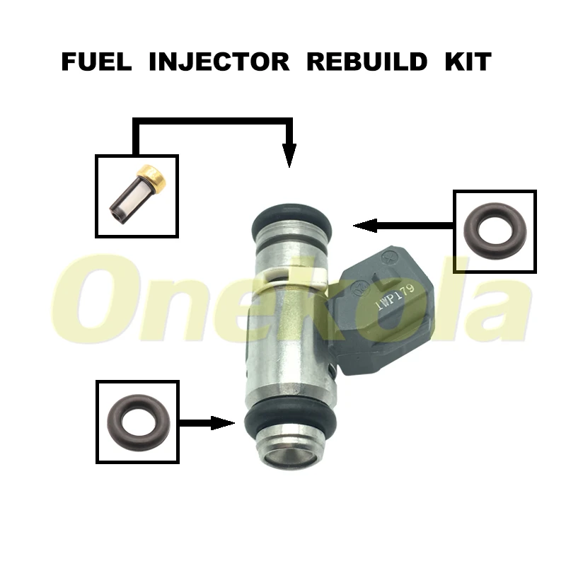 

Fuel Injector Service Repair Kit Filters Orings Seals Grommets for Renault Clio Megane Scenic 1.6 16v IWP179 IWP-179 50103792