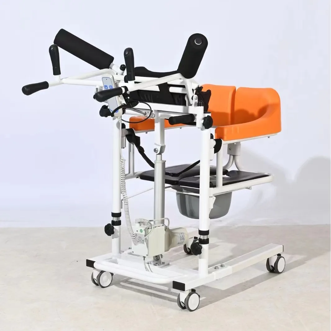 New multifunctional lifting machine foot pedal hydraulic liftable transfer car special crowd care handling lifting machine