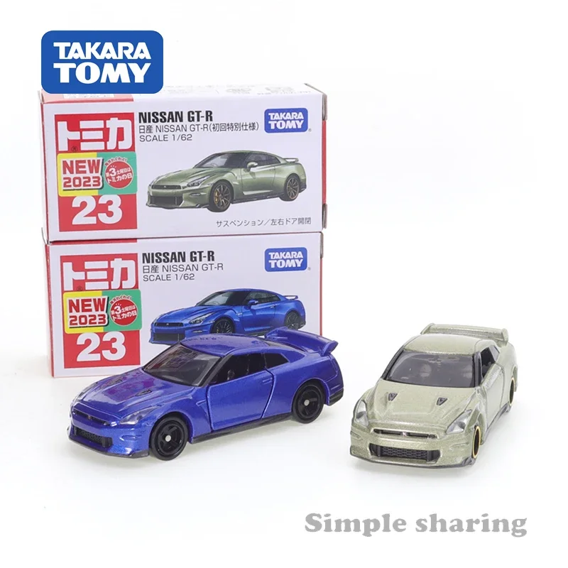 

Takara Tomy Tomica No.23 Nissan GT-R (First Special Specification) 1/62 Car Alloy Toys Vehicle Diecast Metal Model for Children