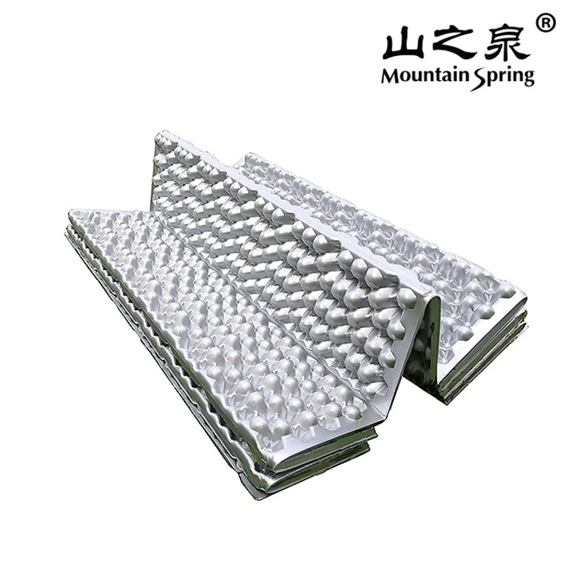 Mountain Spring C3 Ultra Light Egg-carton-like Aluminium Film Coating Mattress Sleeping Mat Rug Waterproof Keep Warm