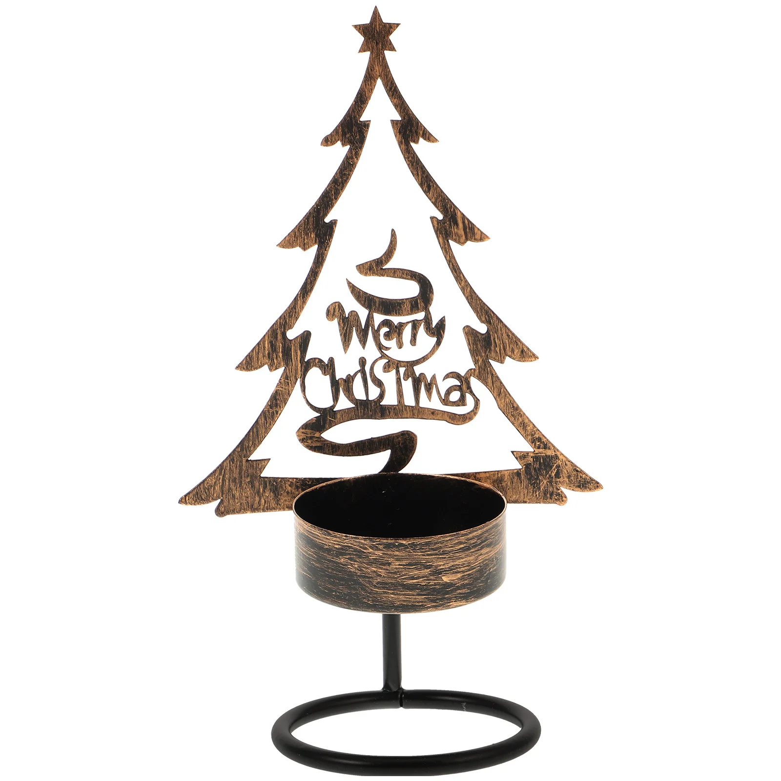 

Christmas Iron Art Holder Exquisite Craftsmanship Multi-Functional Home Decor Xmas Party Favors Holder