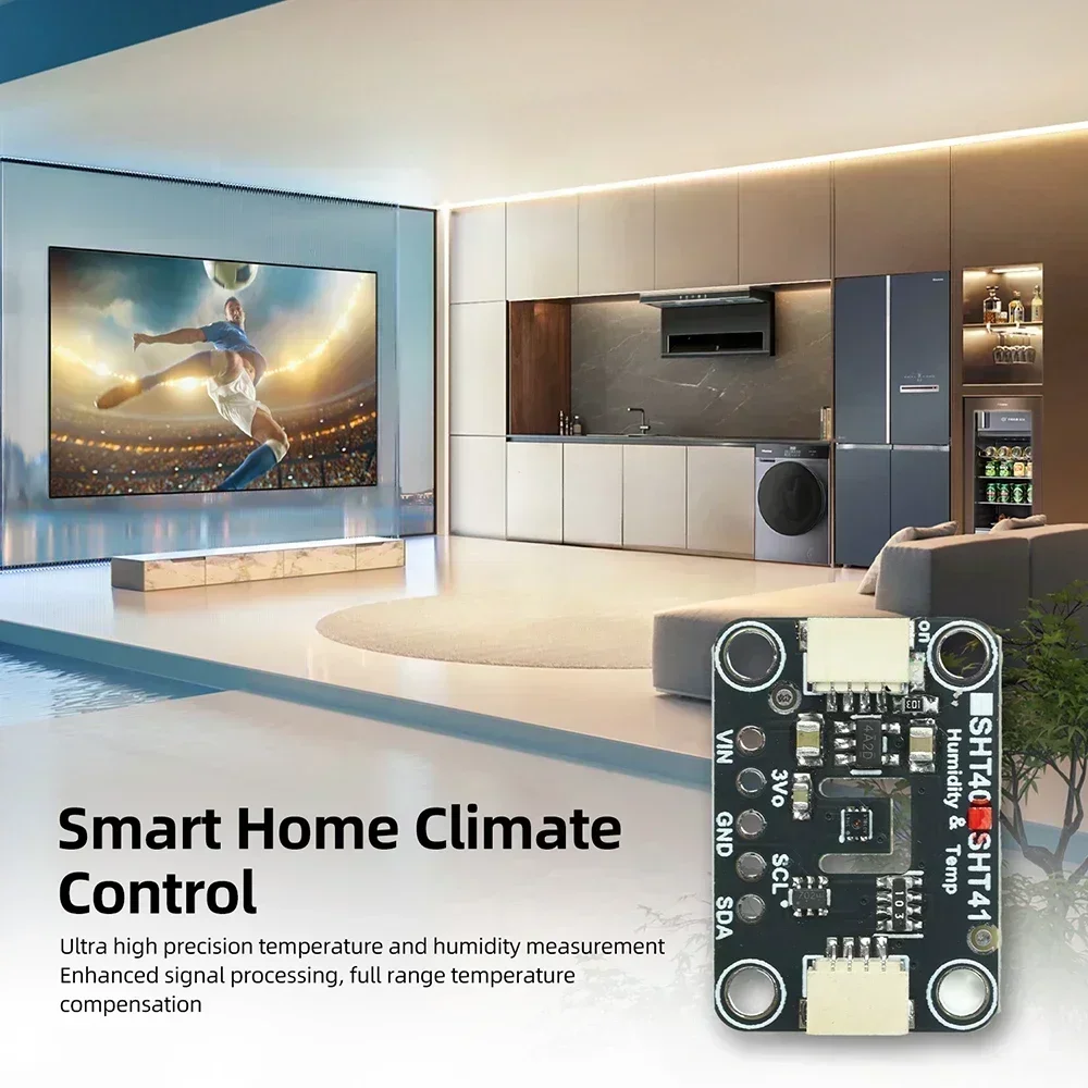 SHT41/SHT45  temperature and humidity sensor module compatible suitable STEMMA QT Qwiic interface For Environmental medical