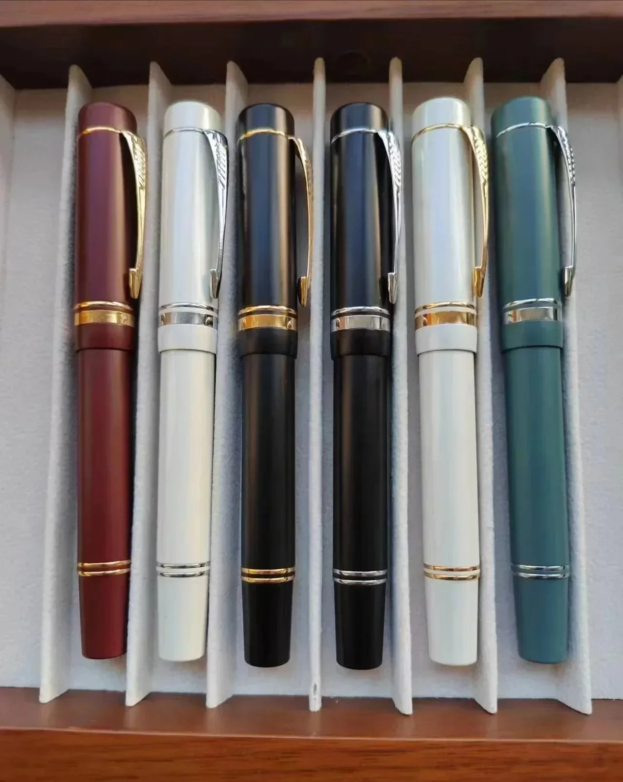 Lemon M1a Piston Ink Metal Calligraphy Practice Fountain Pen Blade Long Knife Business Pen Nib Hand-Polished Writing Stationery
