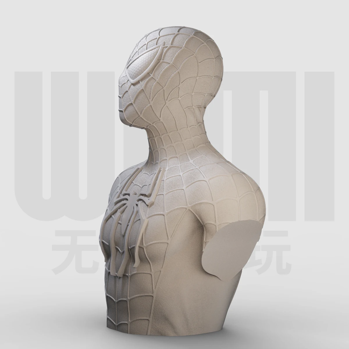 1/10 bust resin white model GK figure model