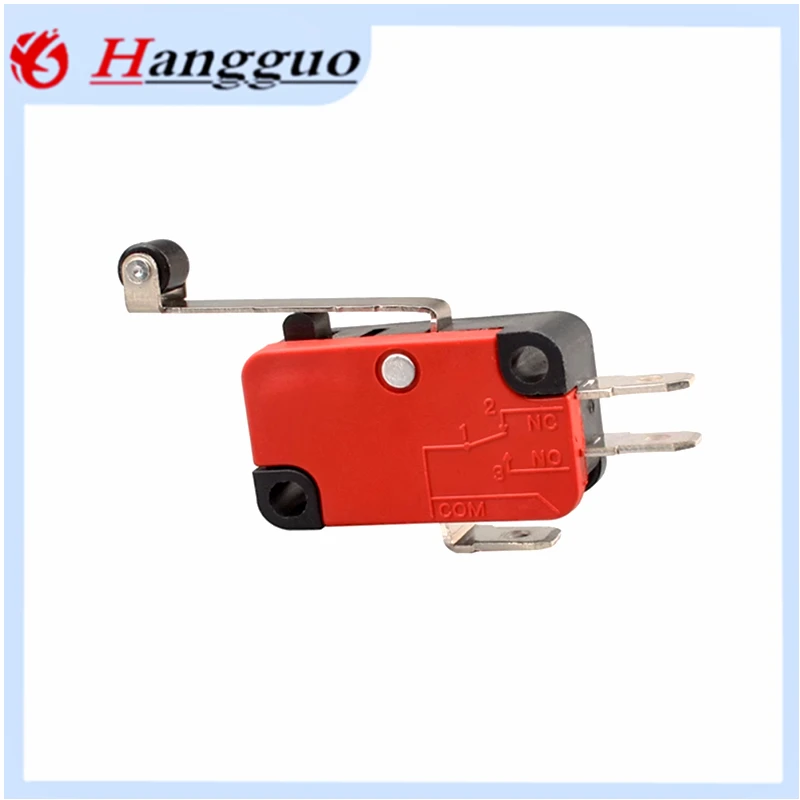 5-10pcs/Lot V-156-1C25 15A The micro switch, Push Button SPDT Momentary Snap Action Limit switch, travel switch