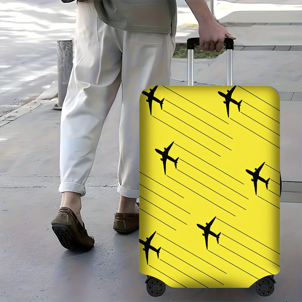 1-capa-de-bagagem-com-estampa-de-aviao-amarelo-para-tamanhos-de-bagagem-de-18-a-32-polegadas-acessorios-de-viagem-elasticos-e-a-prova-de-poeira-para-protecao-eficaz