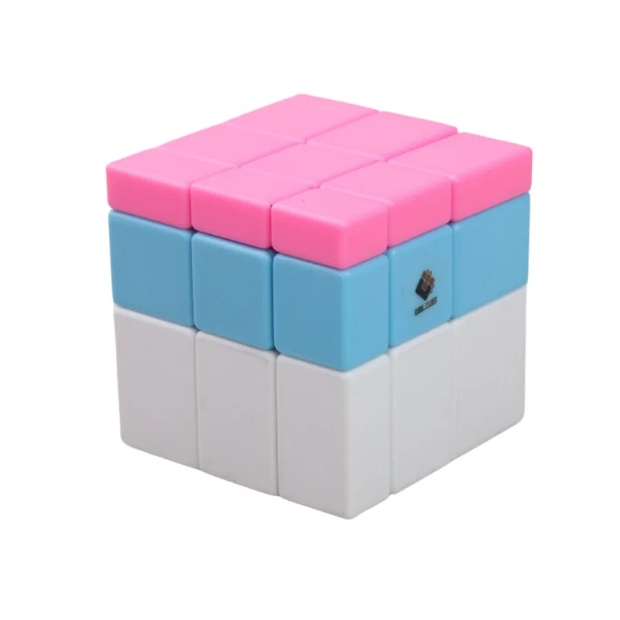 TiSe Mirror Magic Cube 3x3x3 Tricolor Personalized Mirror Blocks TiSe Professional Speed Puzzle Toys For Kids Gift Toy