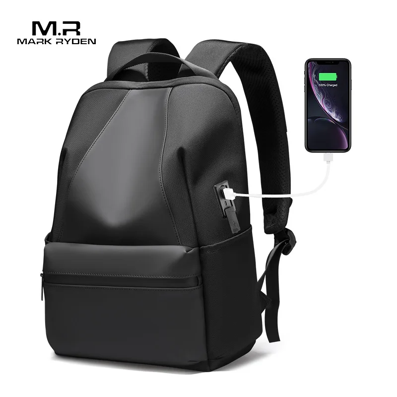 

MARK RYDEN 20L Многофункциональный мужской рюкзак с двойной зарядкой и защитой от кражи Водоотталкивающий 15,6-дюймовый мужской рюкзак для ноутбука для бизнеса
