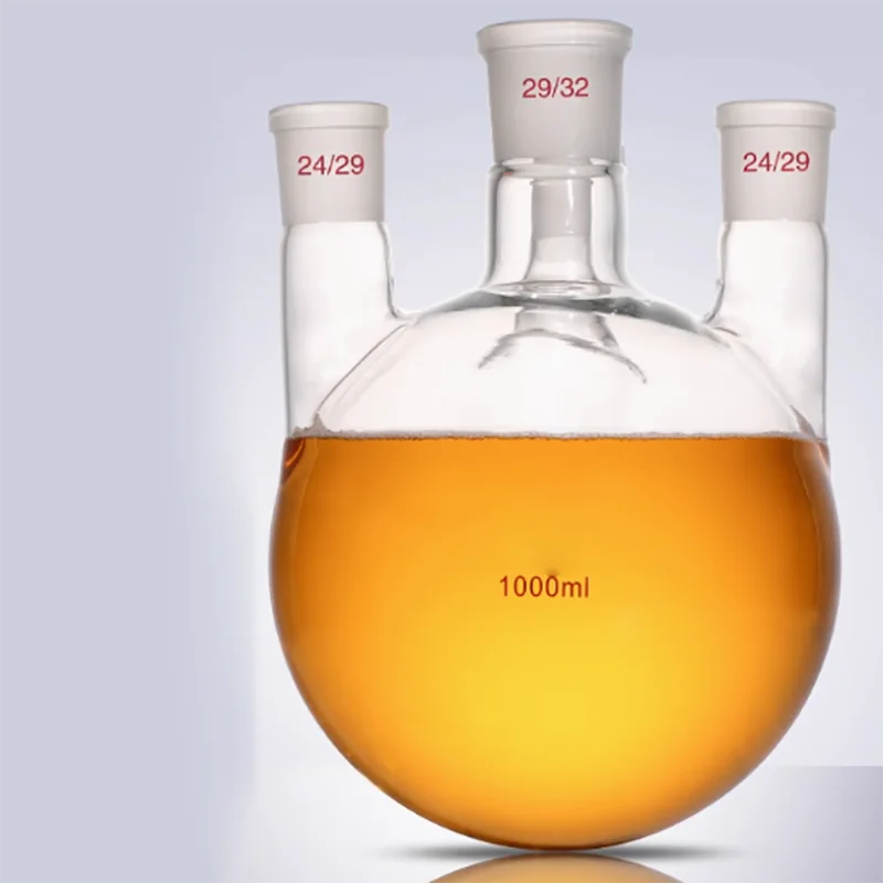 

Four-necked flask straight four-necked round bottom flask four-necked flask reaction flask distillation flask 50/100/150/250/500
