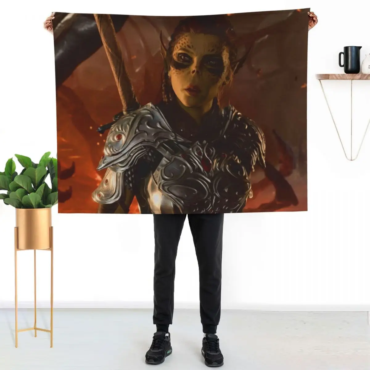 Lae'zel Githyanki Fighter Adventurer close up Throw Blanket Thermals For Travel anime Soft Big Sofas Sofa Quilt Blankets