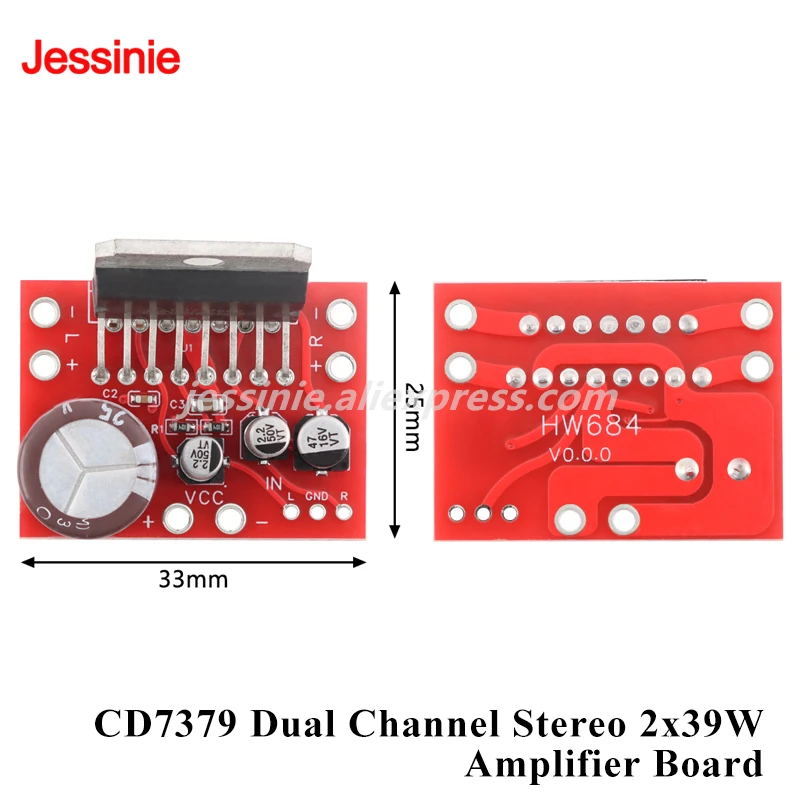 Power Amplifier Board Module LM1875 Mono 30W TDA1521 Dual Channel 215W CD7379 239W Power Effect Exceed LM187 LM1876 TDA7265 view 4
