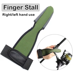 1pc Carp Fishing Gloves One Finger Casting Glove Single Finger Protector PVC Coating Finger Section-Wear Resisting And Non-Slip
