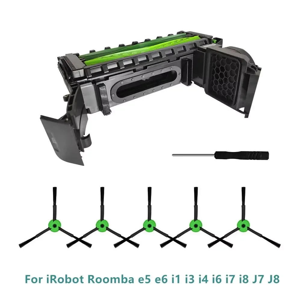 Para iRobot Roomba E5 E6 J7 J8 I1 I3 I4 I6 I7 I8: Cepillo Lateral, Cepillo Principal, Marco, Módulo Cabezal Limpieza, Piezas