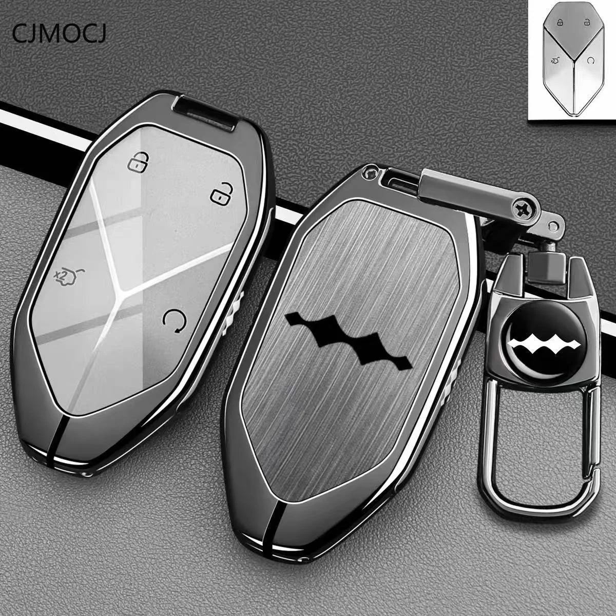 For BYD Fangchengbao Titanium 7 Bao 8 Bao 5 3 Key Case Cover , Car Key Fob Shell for B3 B5 B8 Ti7, Keychain Accessories