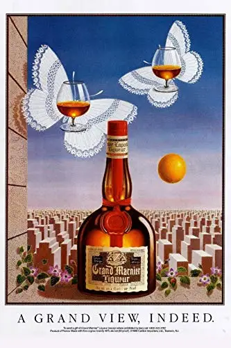 

Grand Marnier, ликер 8x12 дюймов, винтажный Ретро Декор, металлический жестяной знак