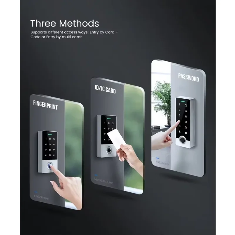 Fingerprint lock Waterproof Electric lock outdoor Access Controller Smart RFID Card Keypad Reader Standalone