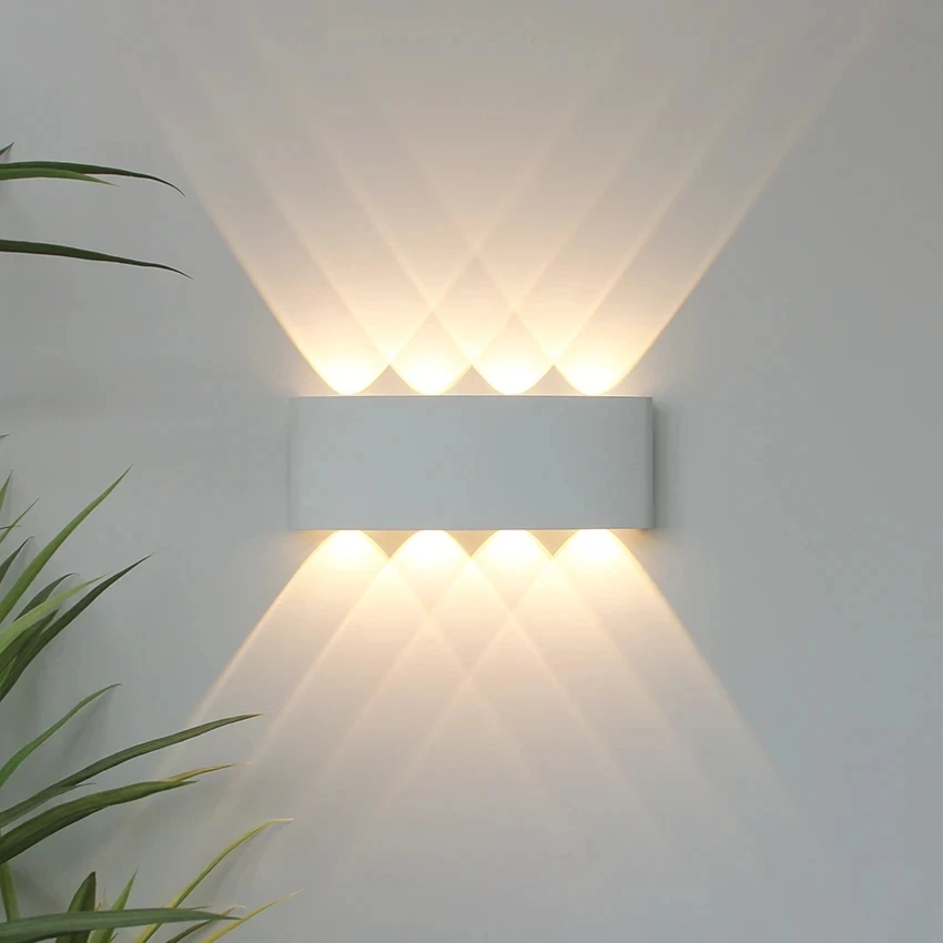 

2W 4W 6W 8W 10W 12W LED Wall Light Outdoor Waterproof Modern Nordic style Indoor Wall Lamps Living Room Porch Garden Lamp
