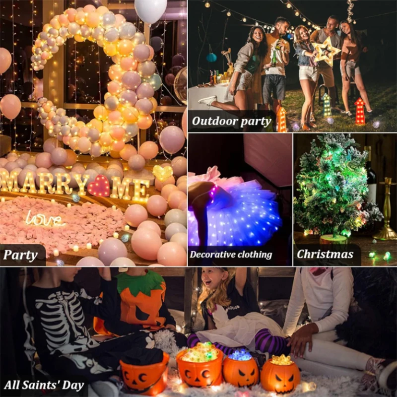 LED Balloon Light Party Christmas Birthday Bar Club Wedding Paper Lantern Decoration Flash Luminous Lamps Tiny Balloon Lights