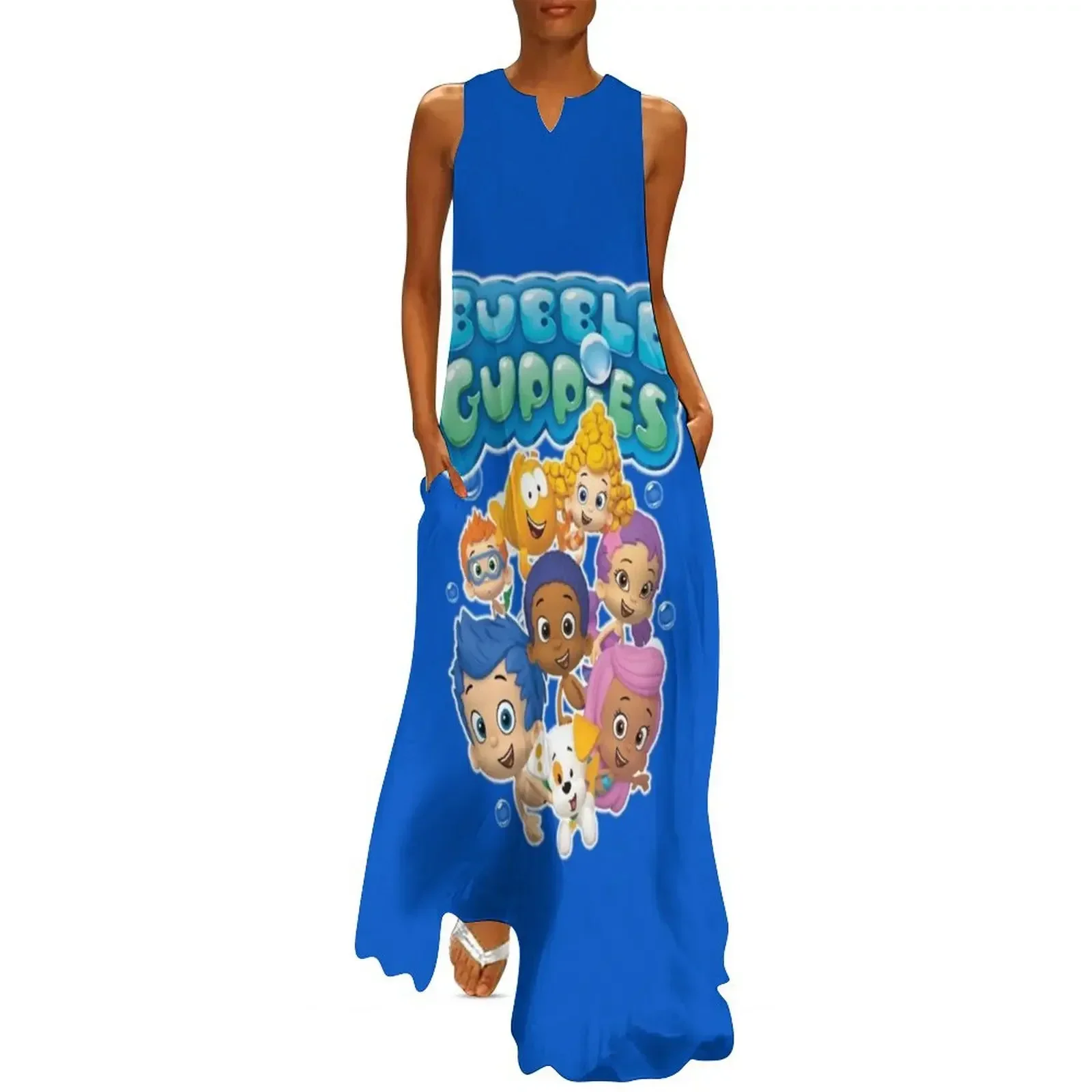 

Bubble Guppies Team Long Dress party dresses woman women's clothing summer 2025 novelties Woman fashion Dress