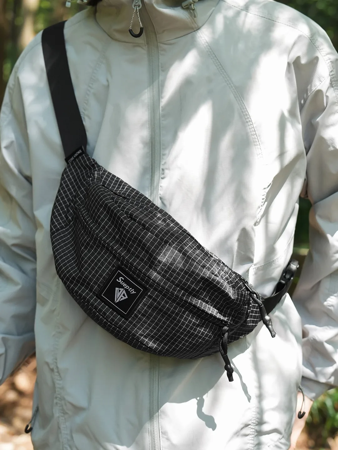 

Caldo Kiss Мужская спортивная поясная сумка Легкая сумка через плечо объединение для езды на велосипеде и пешего туризма Сумка на одно плечо для активного отдыха