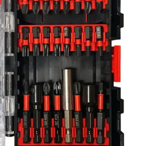 31 Piece Strong Magnetic Screwdriver Set Alloy Bits Black Phosphating Rust Resistant For Home Repair And For Versatile Tool Kit