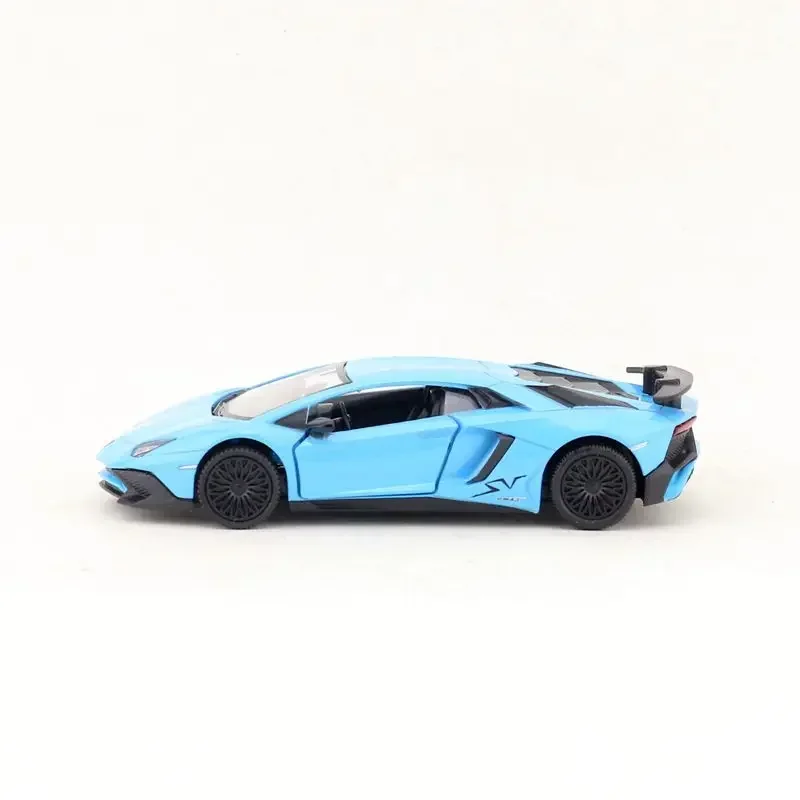 1:36 Lamborghini Aventador LP750-4 Sv Coupe Speelgoedauto Rmz City Diecast Metal Miniatuur Model Pull Back Collectie Cadeau Voor Jongen