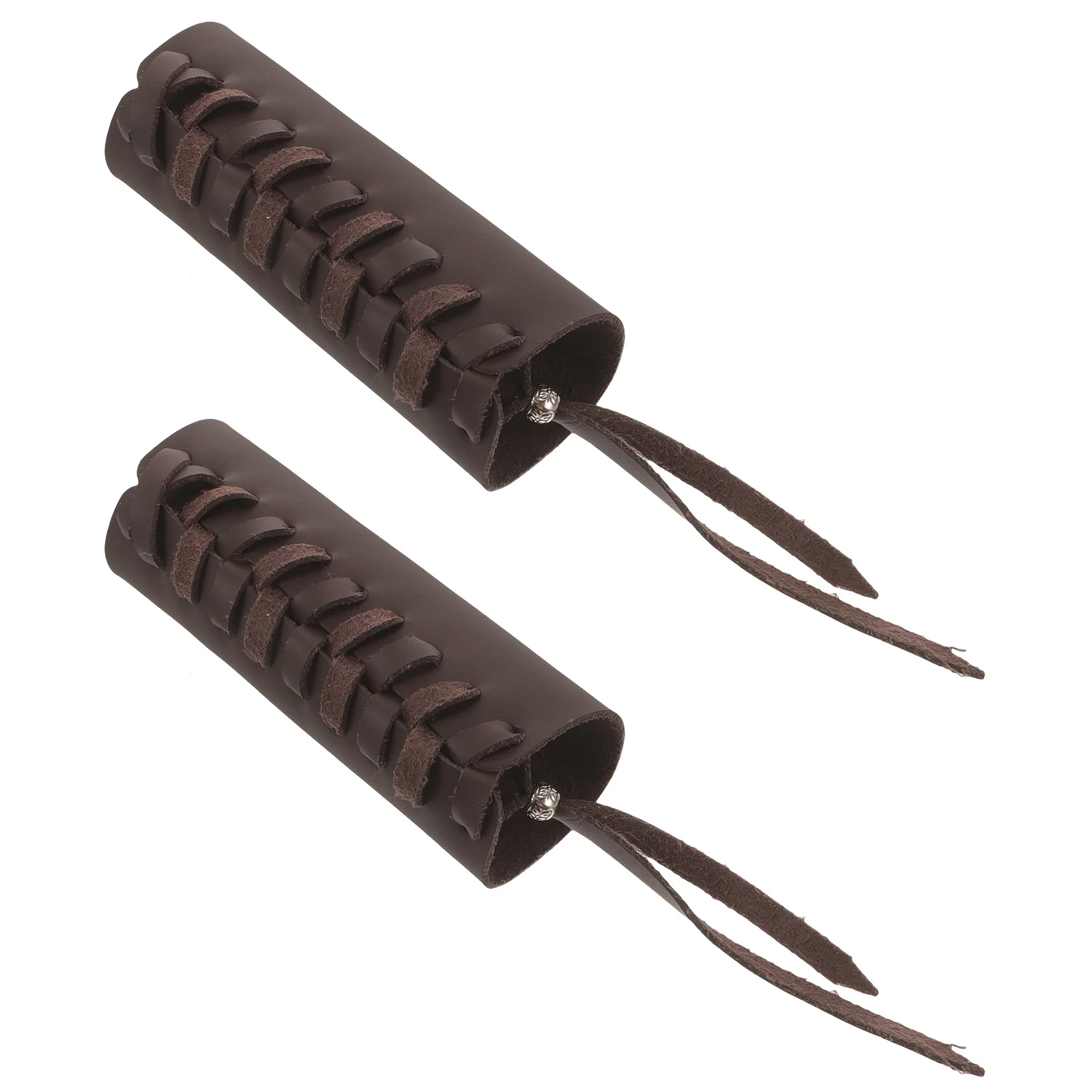 

2pcs Retro Handlebar Grips Motorcycle Anti-Slip Shockproof Covers Comfortable Vibration Absorption Wraps For Motorcycle