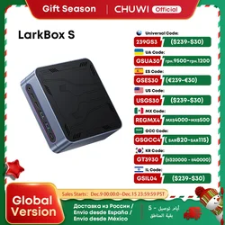 CHUWI 2024 LarkBox S 미니 PC 코어 1220P, 16GB RAM, 512GB SSD, 게임용 PC, UHD 그래픽 데스크탑 컴퓨터, 윈도우 11, RGB 조명 포함