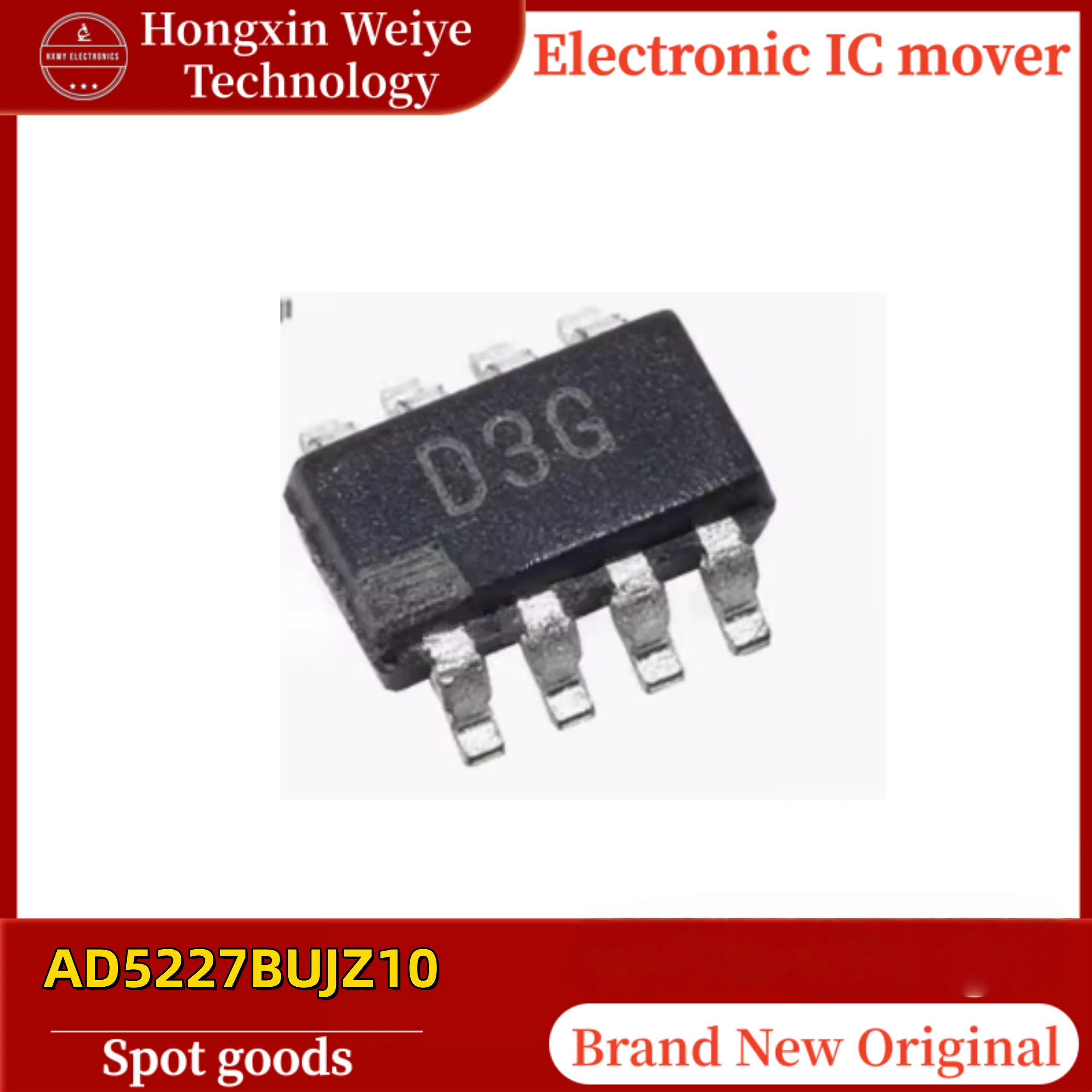 

5/10 PCS AD5227BUJZ10 SOT23-8 Digital Potentiometer Brand New In Stock