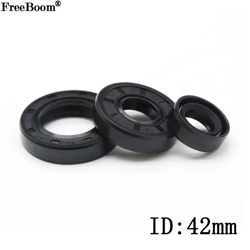 

1PCS ID 42mm Nitrile Rubber Shaft Oil Seal TC-42-55 / 56/58/60/62/65/68/70/72/75 / 80-5 / 7/8/9/10/12 Double Lip Oil Seal