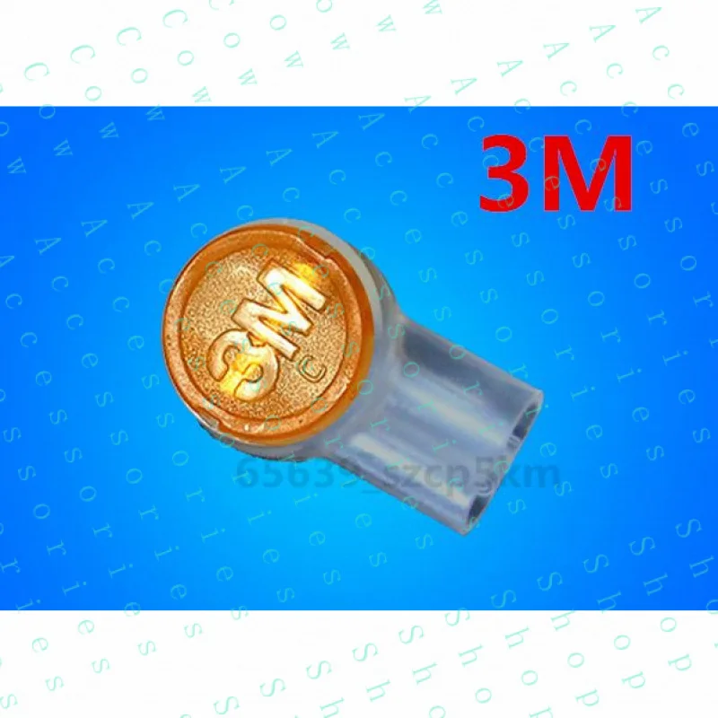 PP+ 100PCS Original 3M FOR Scotchlok Connector UY2 Grease Filling Butt Wire
