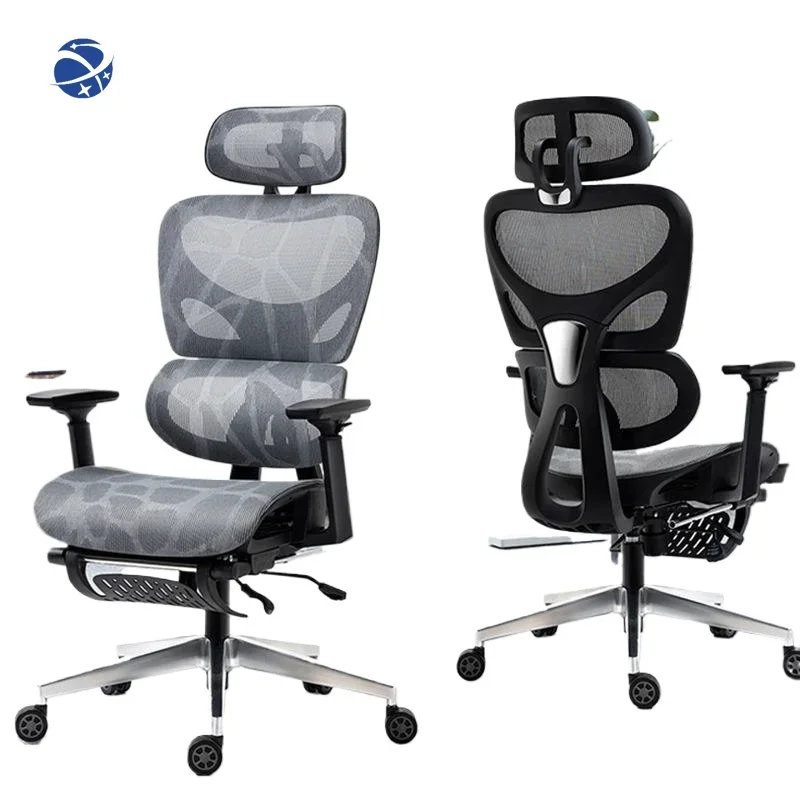 Muebles comerciales Silla ergonómica de malla para juegos ajustable en altura Silla de oficina ejecutiva con respaldo alto