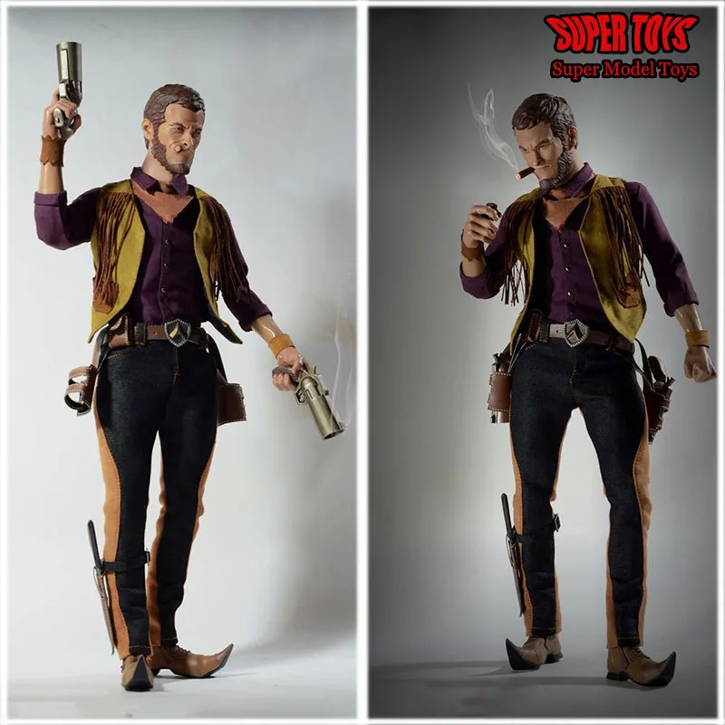 WOLFKING WK89010A 1/6 Scale Collectible Toys Male Soldier US West Cowboy Redhead Danny Full Set 12 Inches Action Figure Model