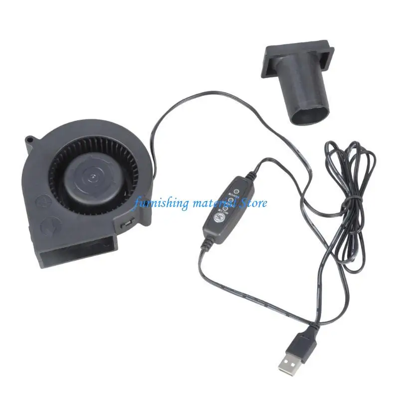 Y5GD Outdoor Camping Blower 5V USB Powered 3 Speed Settings For Efficient Flame Acceleration