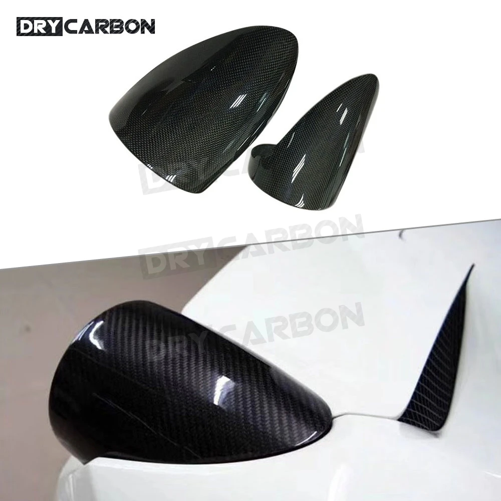 For Ferrari 458 2011-2014 Car Taillight Lamp Trim Caps Carbon Fiber / FRP Rear Boot Light Decorative Covers