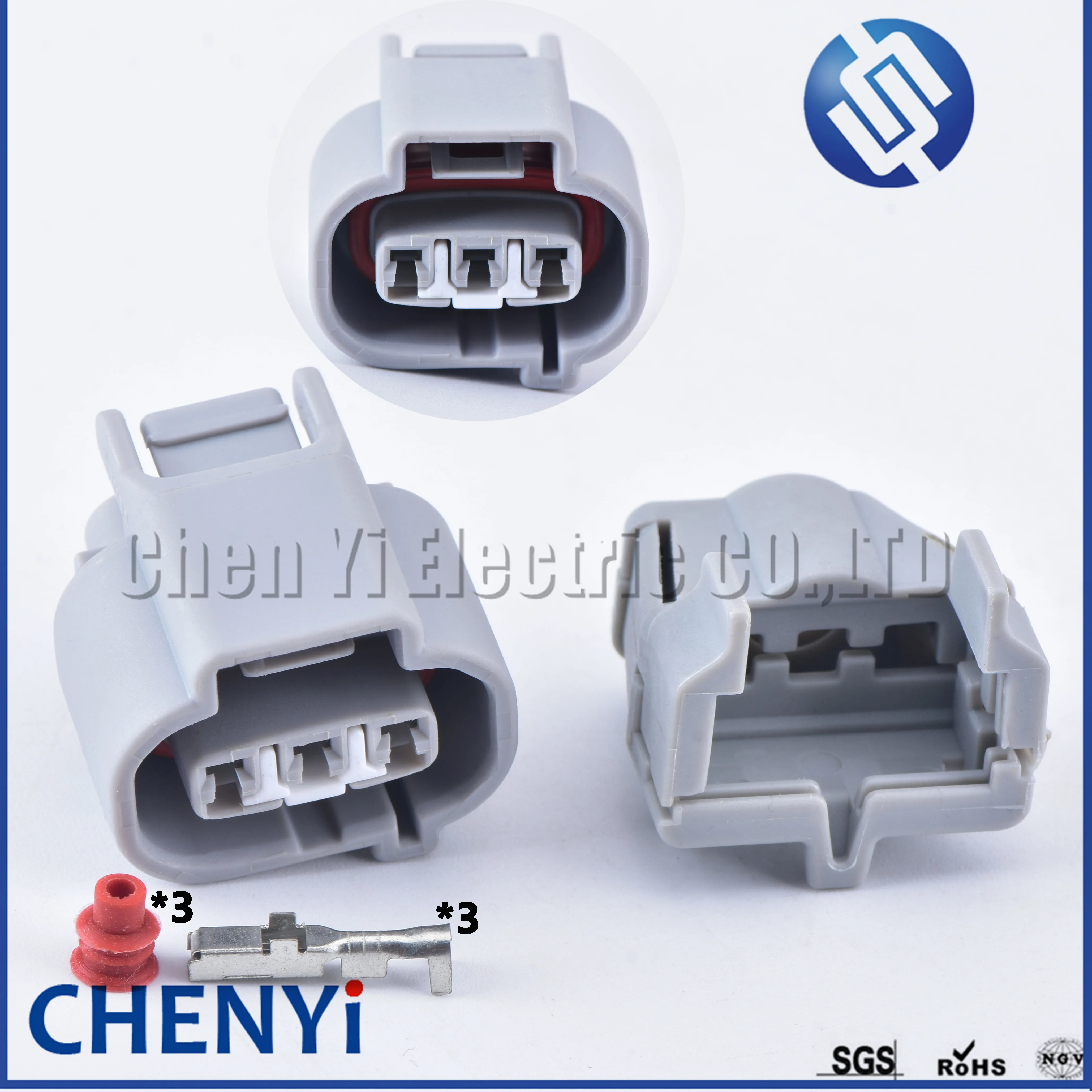 3 Pin Automotive Waterproof  Connector For Car body height sensor wire harness plug 82821-12430