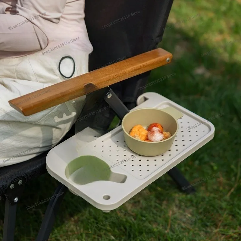 For Portable Cup Holder, Side Storage Tray, Outdoor Handrail Expansion Tray