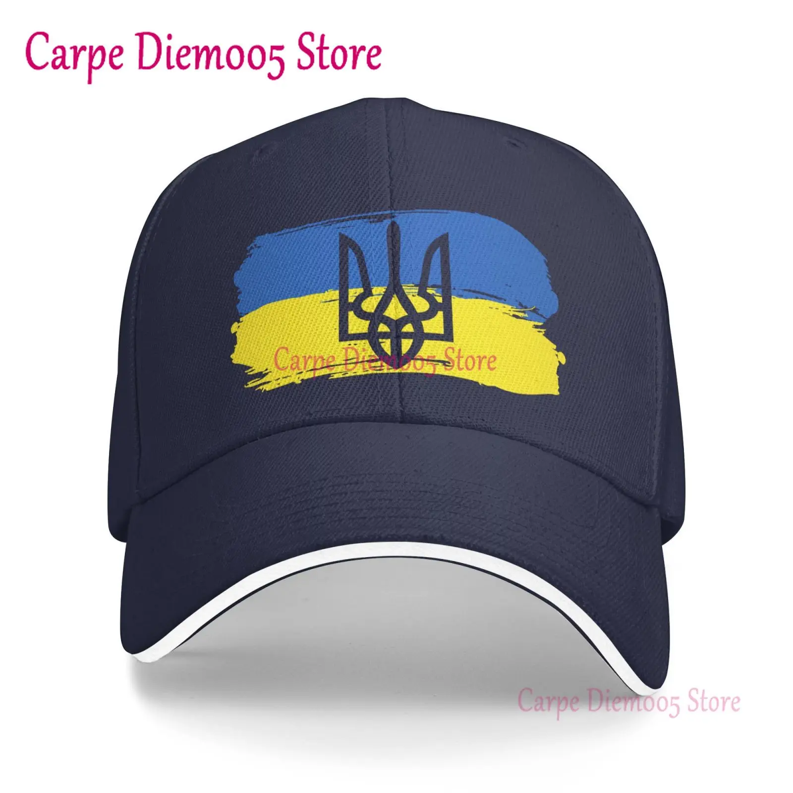 Ukraine Flag Unisex Hats Fashion Adjustable Baseball Cap for Men Women