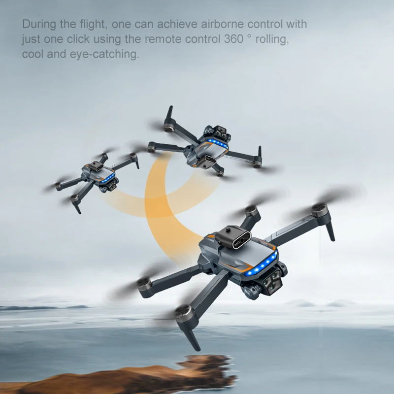P18 ドローン 8K カメラ付き 4.5 インチ画面リモコン ブラシレスモーター障害物回避 折りたたみ式クアッドコプター 初心者向け