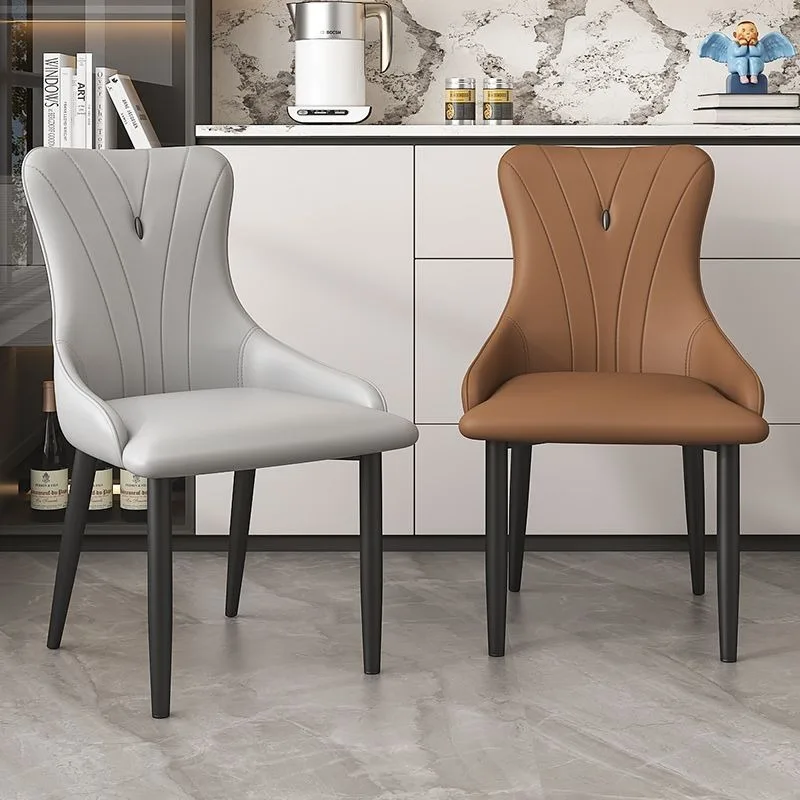 Modern Trendy Dining Chairs Custom Luxury Comfortable Kitchen Dinning Chair Simple Aesthetic Sillas De Comedor Kitchen Furniture
